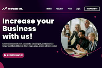 create a custom wordpress business website