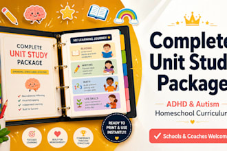 create personalized autism and adhd homeschool curriculum plans