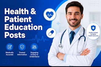 create engaging social media health posts for patient education