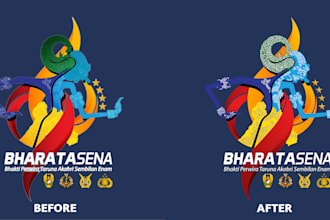 manually vector trace, redraw, or convert your logo to vector in coreldraw