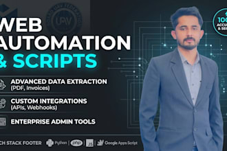 build custom web automation and data tools