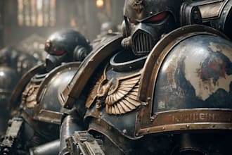 paint a warhammer illustration