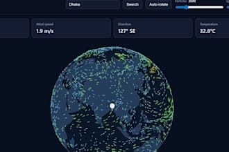 create simulations of particle involving wind,fire etc