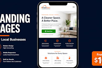 build fast, responsive landing page for your local business