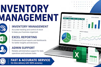 do inventory control stock management and excel reporting