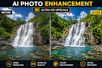 do ai image enhancement and cinematic HD photo editing