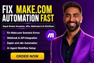fix make com automation make com scenario webhook API n8n zapier
