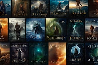 do custom fantasy, sci fi romance book covers or ebook cover