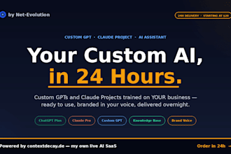 create your custom gpt or claude ai agent in 24 hours