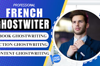 ghostwrite a professional french nonfiction and self help ebook for amazon KDP