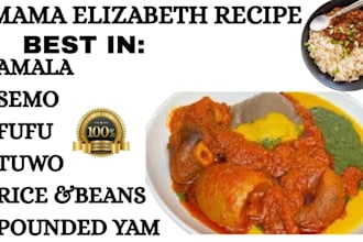 make amala and ewedu for you