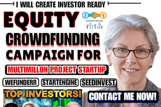 launch crowdfunding campaign to  multimillion investors on startengine wefunder