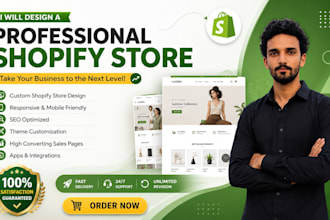 build a professional shopify store