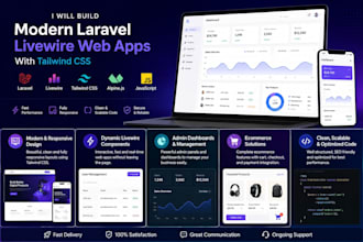 build modern laravel livewire web apps with tailwind CSS