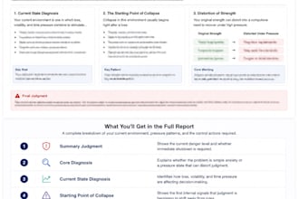 create a personalized trading behavior risk report