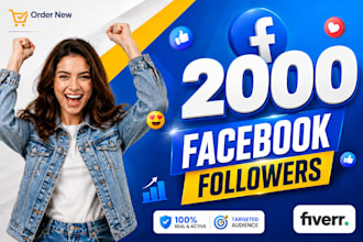 get 2000 facebook page followers and like