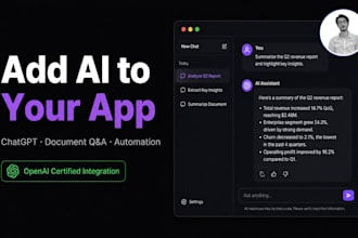 integrate openai API and ai features into your laravel or node js web app