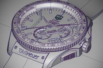 create precision 3d cad watch designs ready for manufacturing