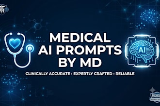 create ai prompts for medical and health education in french and english