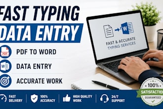 fast and accurate typing work