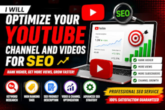 optimize your youtube channel and videos for SEO