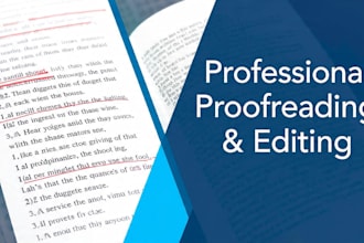 proofread and edit your book or novel in 24 hour