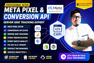 setup meta pixel conversion api ga4 tracking