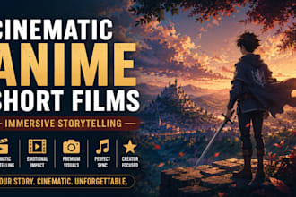 create cinematic anime short films immersive storytelling