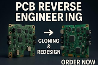 do pcb reverse engineering, cloning and schematic from gerber or photos