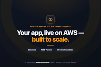 deploy your app to aws with docker, ci cd and terraform