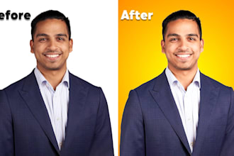 professionally retouch and edit your headshot photo