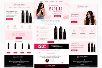 design a professional email newsletter or campaign