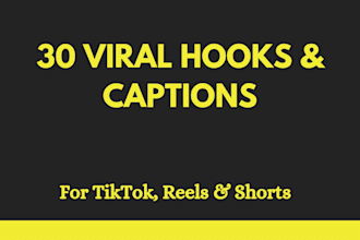 create viral hook templates for social media