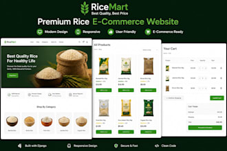 commerce website using django