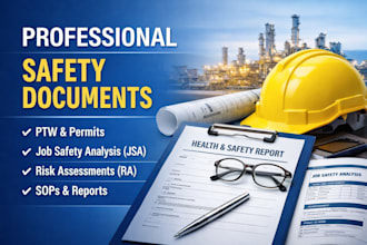 create hse documentation jsa, ra, sop and toolbox talk