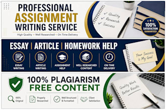 do assignment writing and typing work professionally