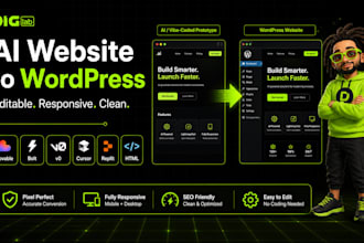 convert your vibe coded website into wordpress