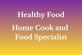 cook delicious food healthy food