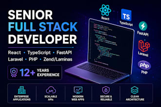 build modern react, typescript, fastapi and PHP web apps
