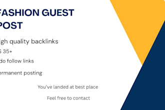 do fashion blogger outreach and do follow backlinks
