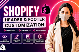 fix shopify header and footer
