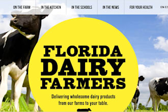 design modern cassava farm website, farm ux, farm ui