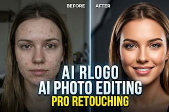 do ai photo editing, retouching and photoshop editing