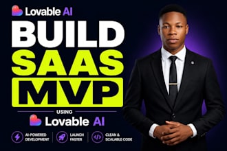 build a custom web app or saas mvp using lovable ai