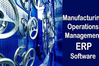 build manufacturing business management app, production management app