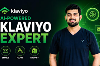 be your ai powered klaviyo expert for shopify, setup klaviyo emails and flows