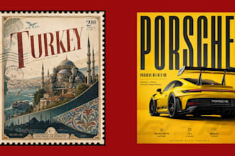 design a modern social media poster