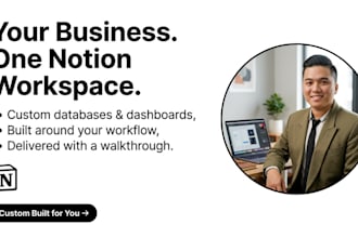 build a custom notion workspace and productivity system for your business
