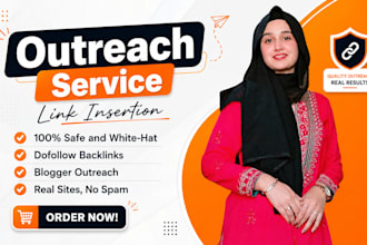 provide outreach service for SEO link building