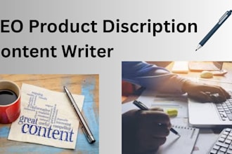 write SEO product descriptions for shopify or amazon